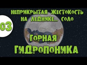 #03 Горная гидропоника Прохождение Rimworld Неприкрытая жестокость на леднике