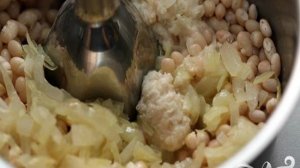 Постный паштет из фасоли
