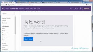 1. Bootstrap 4 - знакомство и подключение к html-файлу