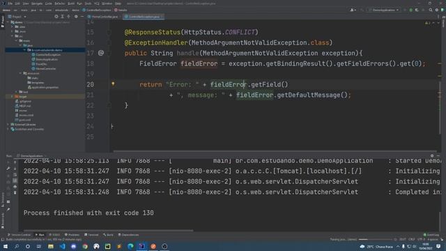 Spring Boot - Error Handle - Controller смотреть онлайн