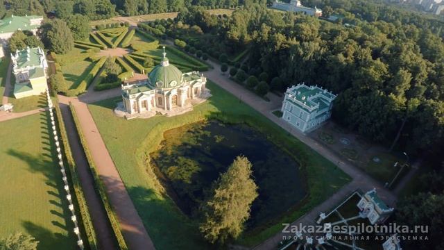 АЭРОСЪЕМКА усадьбы Кусково