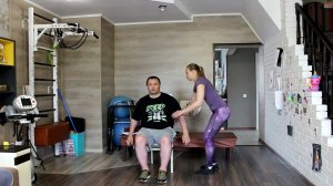 У138 ПОСЛЕ ТРАВМЫ! КОМПЛЕКС УПРАЖНЕНИЙ ДЛЯ ПРОРАБОТКИ МЫШЦ ПОЯСНИЦЫ, СИДЯ! ЛФК ДОМА!