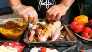 Фаршированная УТКА в ТАНДЫРЕ