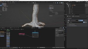 Blender Избушка ► 5.3. Промежуточный план. Ассеты пень.