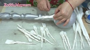 Как сделать посох для деда Мороза. ХоббиМаркет