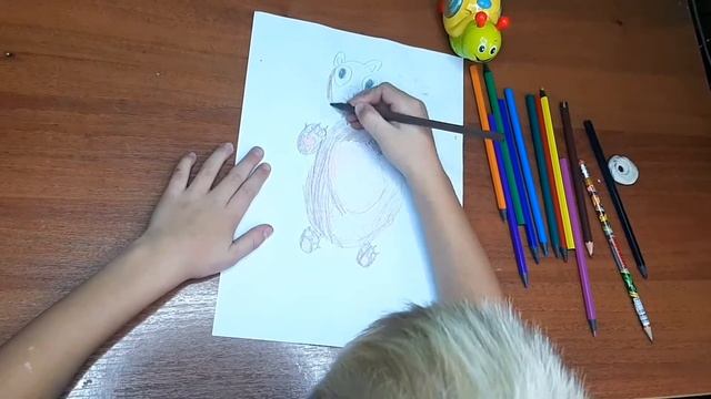 Рисуем медведя. Детское рисование