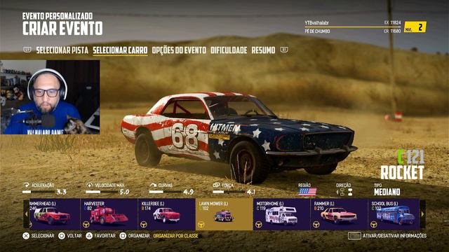 CORRIDA E DESTRUIÇÃO DE CARROS -WRECKFEST (PS4 SLIM) смотреть онлайн