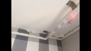 Монтаж профиля НИША для натяжных потолков