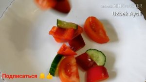 салат греческий/очень вкусно и полезно/осон,бринзали,байрам, салатлар/salatlar tayyorlash uzbekayol