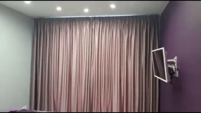 Красивые шторы для спальни. Пошив штор на заказ от GarciaDesign. смотреть онлайн