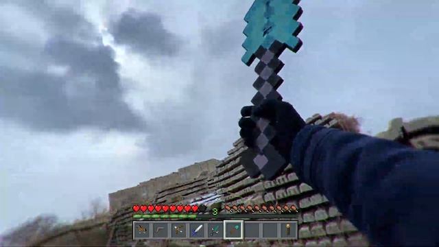 Minecraft in Real Life POV VILLAGER MUTANT APOCALYPSE in Realistic Minecraft Texture 創世神第一人稱真人版 смотреть онлайн