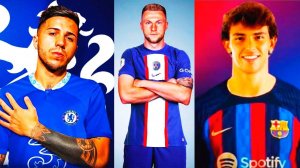 NEW TRANSFERS IN WORLD FOOTBALL! ENZO to CHELSEA - SKRINIAR to PSG - JOAO FELIX to BARCELONA