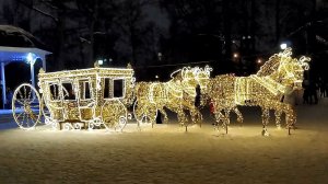 Новогодняя Москва - парк Сокольники 2022