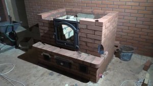Печь-камин с хлебной камерой своими руками #5