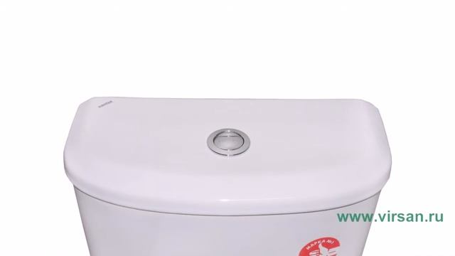 Унитаз - компакт SANTEK "БОРЕАЛЬ" тарельчатый (двухрежимный) смотреть онлайн