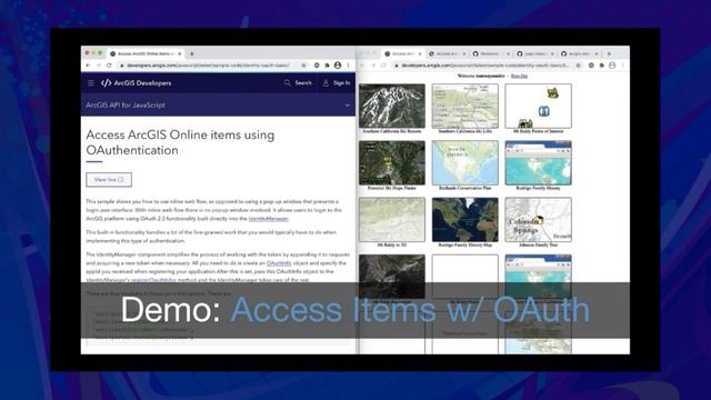 ArcGIS REST JS: Working with Users, Groups, Items, and Features смотреть онлайн