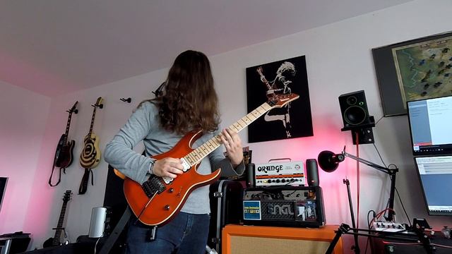 Pink Floyd -Comfortably Numb- First Solo Cover смотреть онлайн