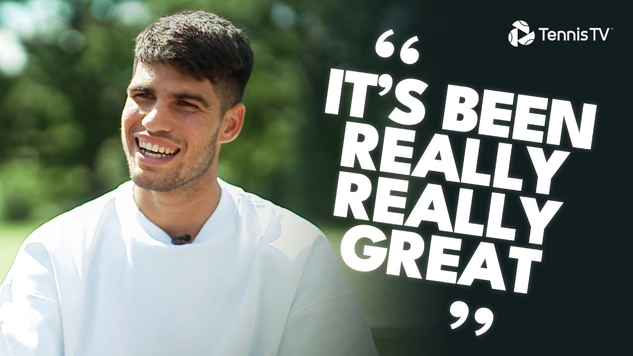 Carlos Alcaraz On Roland-Garros, Wimbledon & The Olympics | Cincinnati 2024 Preview Interview