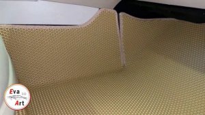 EVA (ева, эва) коврики (автоковрики) 3D на Toyota Camry (тайота камри), 2019 года