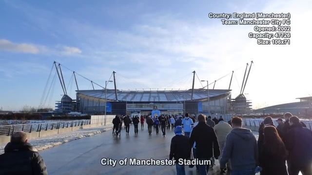 #168. Футбольный стадион City of Manchester Stadium (Англия) смотреть онлайн