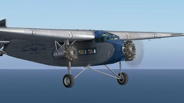Шум трехмоторного винтового самолета "ФОРД" Релакс Анимация смотреть онлайн