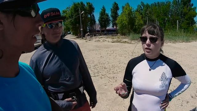 Влог #7: образовательный. Урок самоспасения на виндсерфинге и урок по кайту