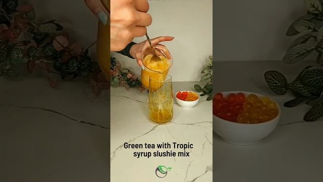 How to make Bubble Tea Slushie with Popping Pearls