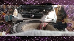 Работа ДХО-LIGHT (дальн. свет 30%) на HONDA CR-V (2), 2003 г.