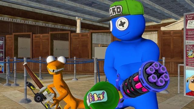 RAINBOW FRIENDS vs PROJECT PLAYTIME 3 (Roblox Boxy Boo Bob Animation Cartoon) смотреть онлайн