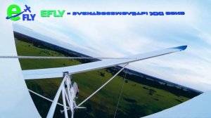 Первый испытательный полет планера для первоначального летного обучения EFLY-1