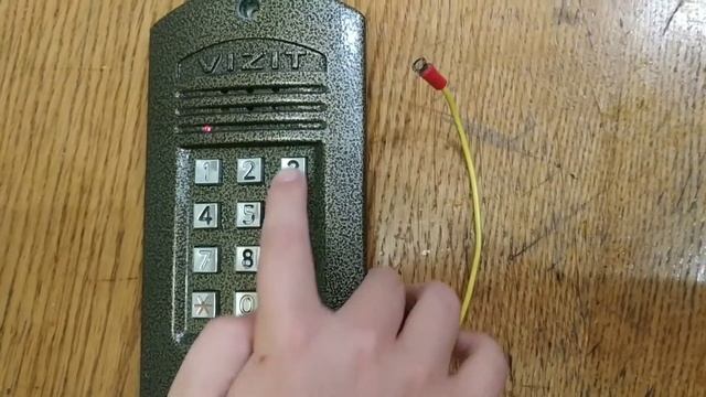 Как записать индивидуальный код домофон Vizit смотреть онлайн