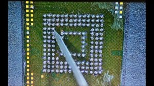 Когда потерял трафарет. Реболл eMMC без трафарета