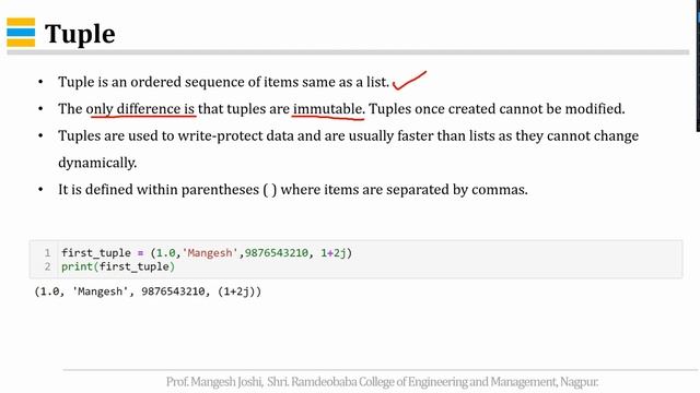 Lecture 4 - Python Data types (Part 2) and Slicing Operator смотреть онлайн