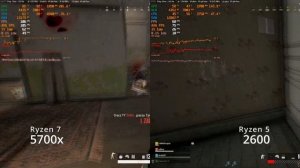 Ryzen 5 2600 vs Ryzen 5700x RTX 3070 Palit GamingPro8GB