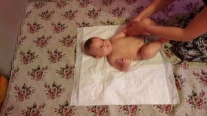 гимнастика + массаж грудничка 3-5 месяцев