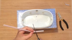 Как сделать ванну-джакузи своими руками для кукол. DIY. How to make a Bathtub-Jacuzzi for Dolls.