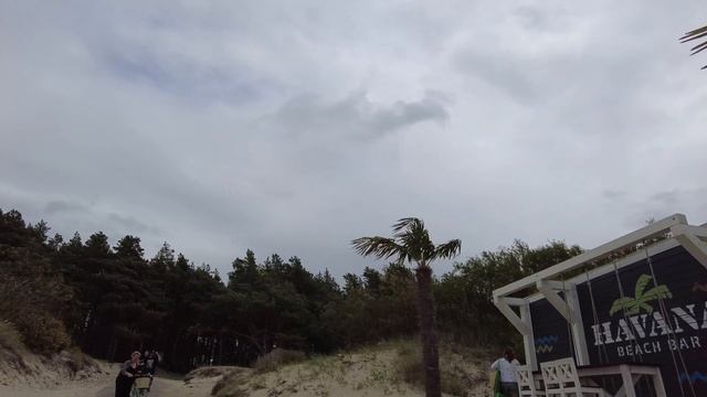 Palanga, Kunigiškiai - нет людей на море. Литва. Новый порт в Šventoji. смотреть онлайн