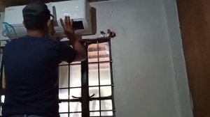 Installation of aircon (Samsung 1.0hp split type inverter 2020 model)