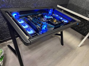 КОМПЬЮТЕР В СТОЛЕ, ПК ВСТОЛЕ, КОМПЬЮТЕР, ИГРЫ,
