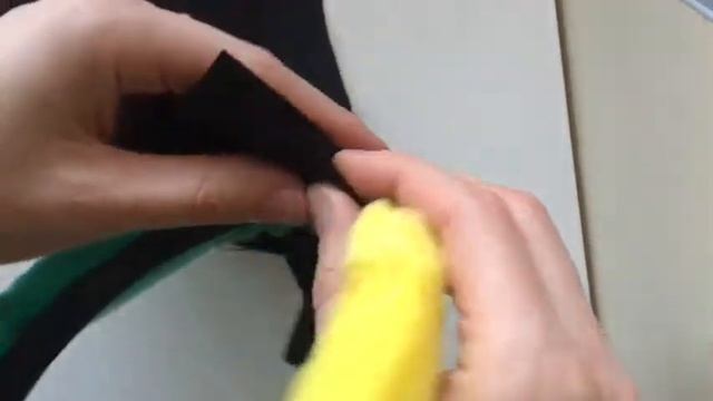 Модный объемный ободок своими руками