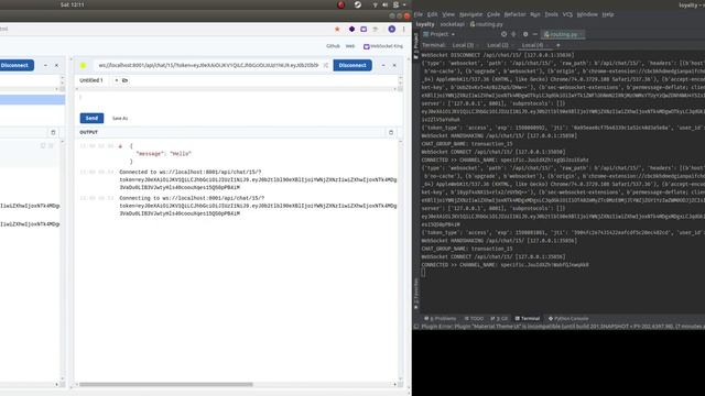 Django - Web Socket Endpoint demo video (Django/Channels/Redis/Django Rest Framework) смотреть онлайн
