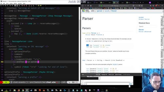 Elm: Twitch IRC parsing смотреть онлайн
