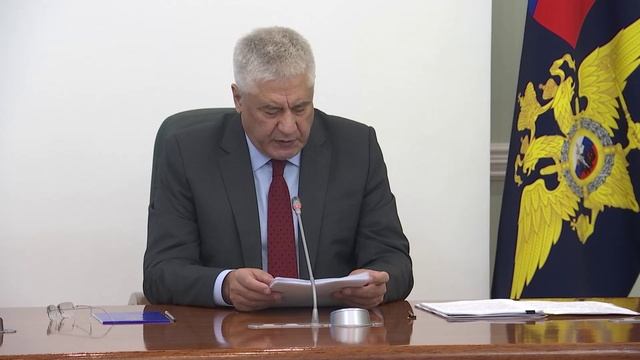 Владимир Колокольцев принял участие в заседании Государственного антинаркотического комитета