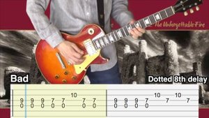 (TAB) Top 10 U2 Riffs Guitar Cover + Tabs