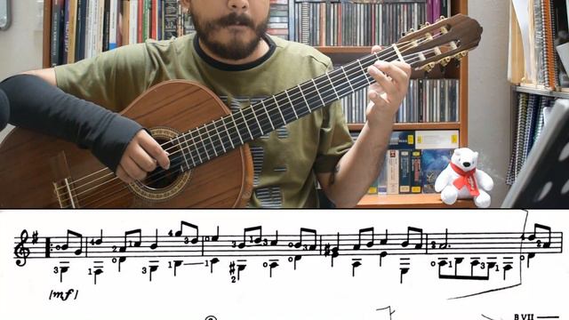 Bourre Mi menor  J. Bach - Tutorial guitarra