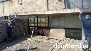 Монтаж железобетонных плит перекрытия