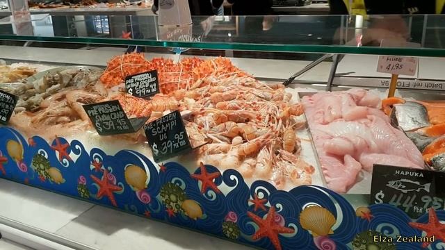 НА ПРИЧАЛЕ В ЦЕНТРЕ И РЫБНЫЙ РЫНОК В НОВОЙ ЗЕЛАНДИИ/WHARF, FISH MARKET IN NEW ZEALAND