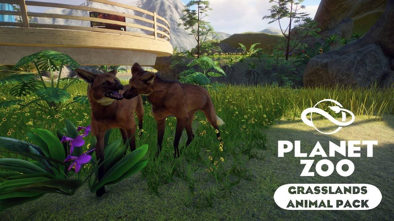 Planet Zoo: Grasslands Animal Pack - Гривистый волк