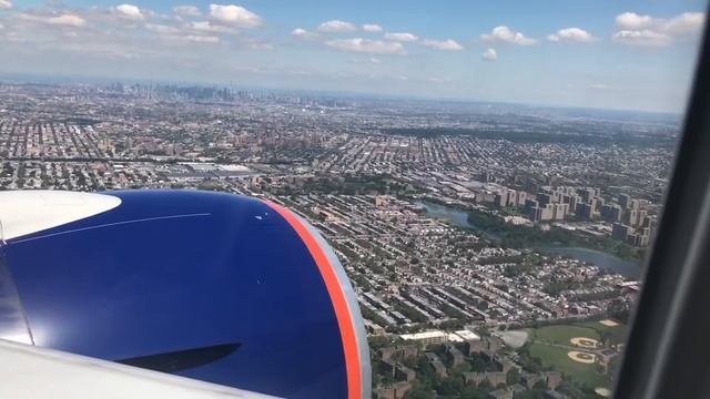 (Аэрофлот, Aeroflot) Посадка в аэропорту JFK (Нью Йорк)! Landing At The Airport JFK (New York)