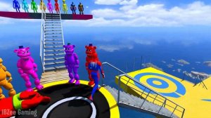 GTA 5 Epic Ragdolls | Spiderman Vs ANGRY BIRDS Jumps/fails (Euphoria Physics)